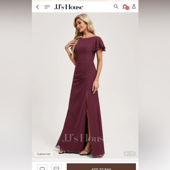 Beautiful Baby blue bridesmaids dress - Picture 5 of 12